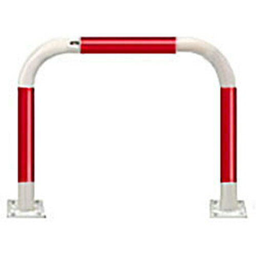 Rakuten - 【LINEクーポン配布中】アーチ φ76.3(t3.2)×W1000×H800mm カラー:赤白 [FAA-8B10-800(RW)] サンポール 受注生産品 キャンセル不可 納期約1ヶ月 メーカー直送
