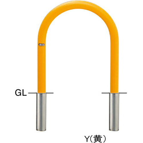 【LINEクーポン配布中】アーチ 交換用本体のみ φ60.5(t2.8)×WP500×H650mm カラー:黄 [FAC-7S(Y)HONTAI]..