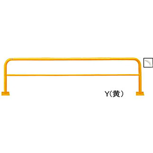 【LINEクーポン配布中】アーチ φ60.5(t2.8)×W3000×H800mm カラー:黄 [FAH-7B30-800(Y)] サンポール 受..