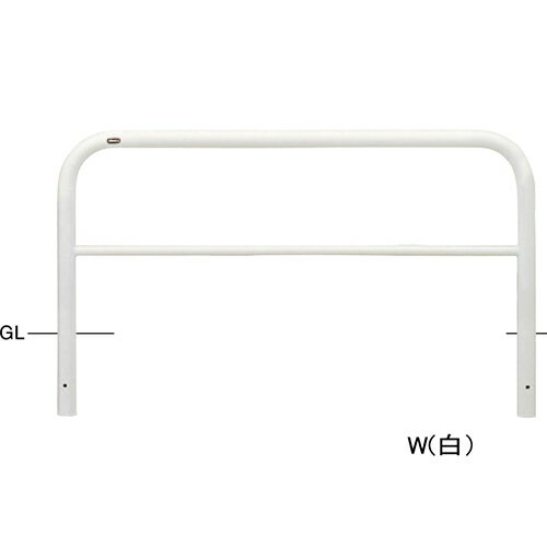 アーチ φ60.5(t2.8)×W1500×H650mm カラー:白 [FAH-7U15-650(W)] サンポール 受注生産品 キャンセル不可 納期約1ヶ月 メーカー直送