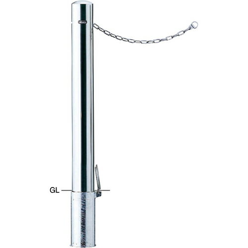 ��LINE�����ݥ�������ۥԥ顼 �ֻߤ� ��101.6(t2.0)��H850mm ���顼:���ƥ�쥹 [PA-11SFC] ����ݡ��� ���������� ����󥻥��Բ� Ǽ����1���� �᡼����ľ��