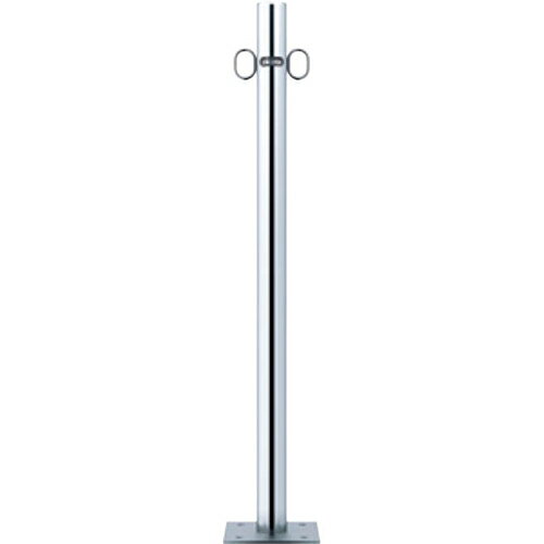 メーカーサンポール(SUNPOLE)商品名ピラー 車止め　φ48.6(t1.5)×H850mm品番PA-48B-F11商品説明直線的なラインが街にリズムを生み出す、スタンダードタイプの車止めです。用途・使用場所での使い分けに対応するため、パイプ径や施工方式のバリエーションを豊富に揃えています。タイプ/ピラー仕様/ベース式,両フックサイズ/φ48.6(t1.5) H850材質/ステンレス 仕上げ/カラー #400 重量/約2.0kg※アンカーボルトは別途です。サイズφ48.6(t1.5)×H850mm重量約2.0kg色ステンレス仕様両フック形状ベース式推奨設置場所商業施設,公共施設,工場,テーマパーク,病院 検索キーワードバリカー　車止めポール　駐車場ポール　車止め　
