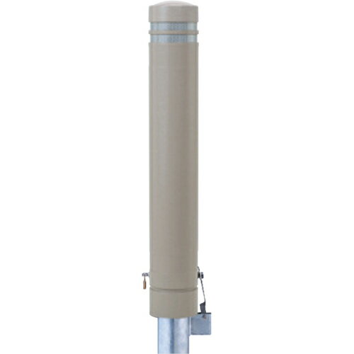 メーカーサンポール(SUNPOLE)商品名リサイクルボラード　φ130×H826mm品番RB-132SK(N)商品説明タイプ/リサイクルゴムボラード 仕様/差込式カギ付南京錠25mm付,反射テープ付 材質/リサイクルゴム 仕上げ/カラー アクリルウレタン塗装/グレーベージュ サイズ/φ130 H826 重量/約19.0kg サイズφ130×H826mm重量約19.0kg色グレーベージュ仕様反射テープ付形状差込式カギ付(南京錠25mm)推奨設置場所商業施設,公共施設,道路,公園,集合住宅,駅前広場 検索キーワードバリカー　車止めポール　駐車場ポール　車止め　