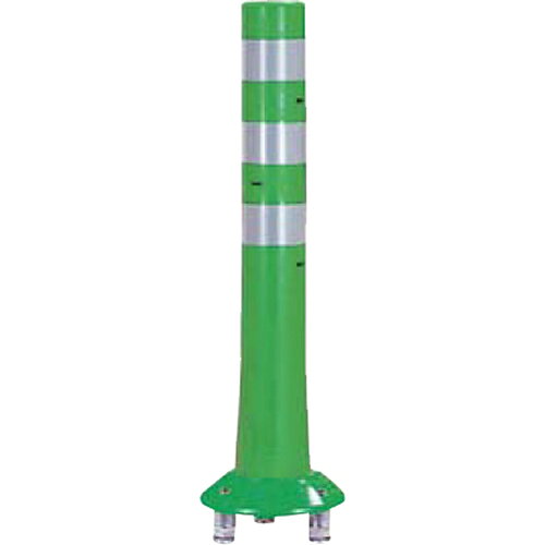 【LINEクーポン配布中】ガードコーン φ80,台座径φ200×H650mm カラー:グリーン [RBK3-65(G)] サンポール 受注生産品 キャンセル不可 納期約1ヶ月 メーカー直送