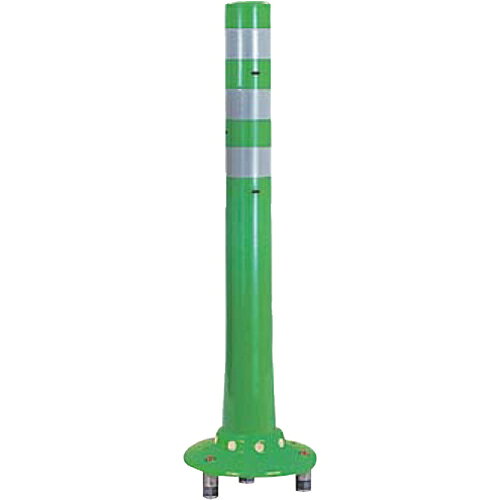【最大3万円クーポン配布中★20日23:59まで】ガードコーン φ80,台座径φ250×H800mm カラー:グリーン [RBKC3-80W(G)] サンポール 受注生産品 キャンセル不可 納期約1ヶ月 メーカー直送