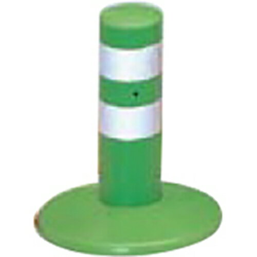 ガードコーン φ60,台座径φ175×H200mm カラー:グリーン [RBMS-20(G)] サンポール 受注生産品 キャンセル不可 納期約1ヶ月 メーカー直送