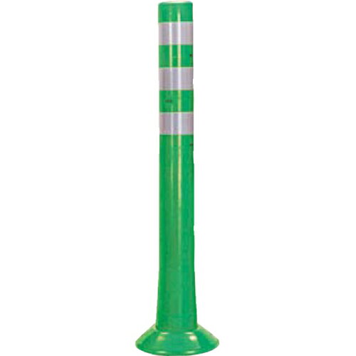 Rakuten - 【LINEクーポン配布中】ガードコーン φ80,台座径φ200×H800mm カラー:グリーン [RBS-80(G)] サンポール 受注生産品 キャンセル不可 納期約1ヶ月 メーカー直送