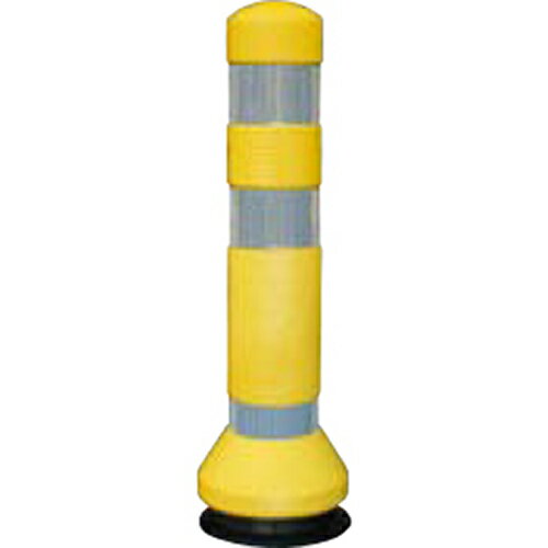 Rakuten - 【LINEクーポン配布中】リサイクルゴムボラード φ80×H425mm カラー:イエロー [RC-40(Y)] サンポール 受注生産品 キャンセル不可 納期約1ヶ月 メーカー直送