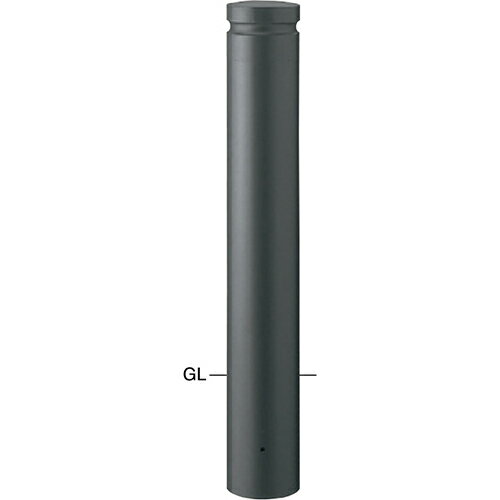 Rakuten - 【LINEクーポン配布中】ボラード φ152.5(t3.0)×H750mm カラー:ダークグレー [V-354U] サンポール 受注生産品 キャンセル不可 納期約1ヶ月 メーカー直送