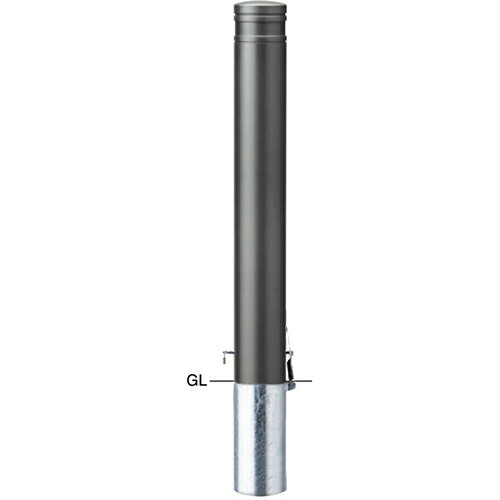樂天商城 - 【LINEクーポン配布中】アルミボラード φ115(t3.0)×H850mm カラー:メタリックスモークブラウン [V-500SK(MSB)] サンポール 受注生産品 キャンセル不可 納期約1ヶ月 メーカー直送
