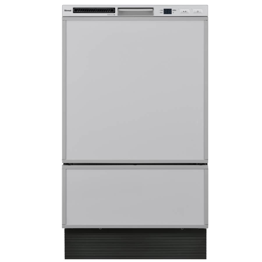リンナイ 食器洗い乾燥機 RSW-F403C-SV フロントオープン 付属：化粧パネルグレー（光沢）《配送タイプA》