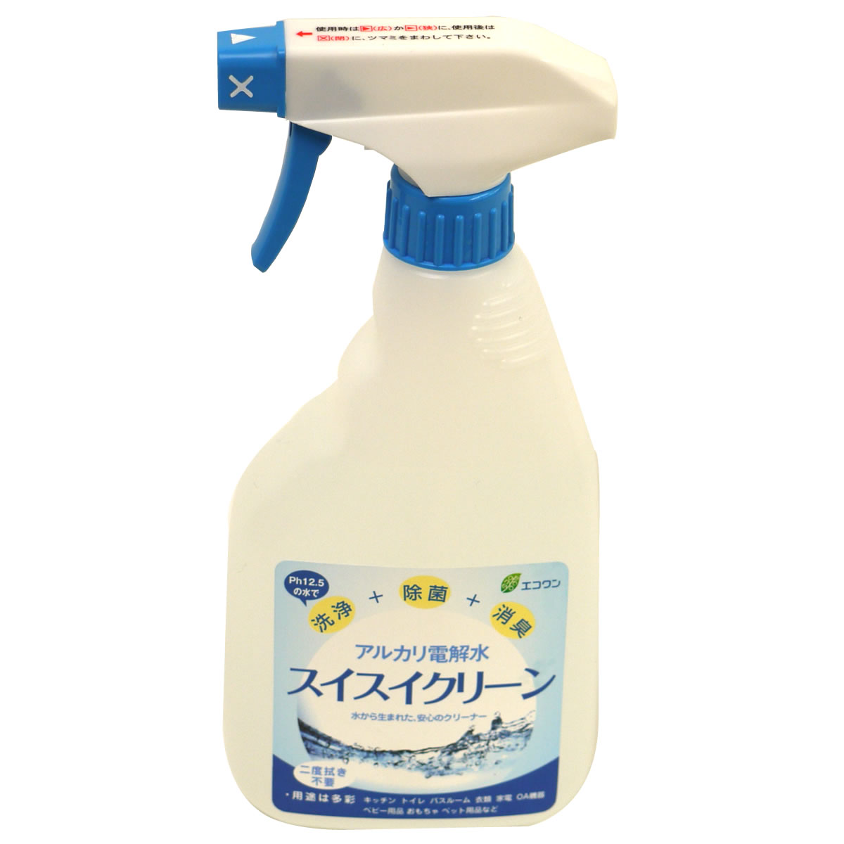 エコワン　アルカリ電解水100％　スイスイクリーン本体 500ml《配送タイプA》