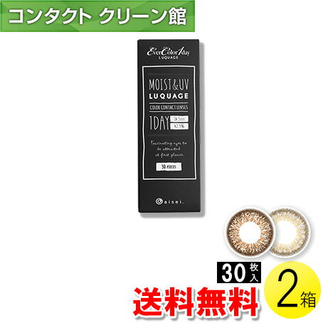 【送料無料】エバーカラーワンデー ルクアージュ 30枚入×2箱 ( コンタクトレンズ コンタクト 1日使い捨て ワンデー 1day カラコン サークル アイセイ アイレ エバーカラー 14.5mm 新木優子 30枚入り 2箱セット )