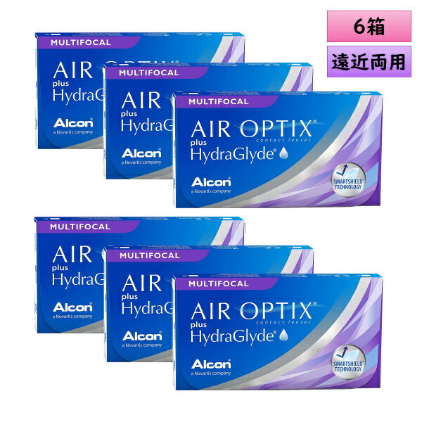 日本アルコン エアオプティクス プラス ハイドラグライド マルチフォーカル 6枚入り 6箱セット＜2ウィーク 遠近両用＞