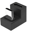 LeTradeJP USB Type C 方向 変換 アダプター U字 U型 180度角度付き 100W USB3.1 高速充電 PD充電 データ同期 10Gbps タイプc type-c 変換アダプタ オス メス USB C コネクター スリムデザイン