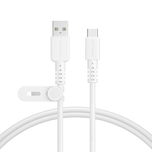 MOTTERU (モッテル) USB-A to USB-C 編み込みシリコンケーブル 充電 データ転送 iPhone15シリーズ対応 やわらかく絡まない 断線に強い Quick Charge3.0 Android スマートフォン 対応 ケーブルバンド 付 MOTTERU (モッテル) USB-A to USB-C 編み込みシリコンケーブル 充電 データ転送 iPhone15シリーズ対応 やわらかく絡まない 断線に強い Quick Charge3.0 Android スマートフォン 対応 ケーブルバンド 付