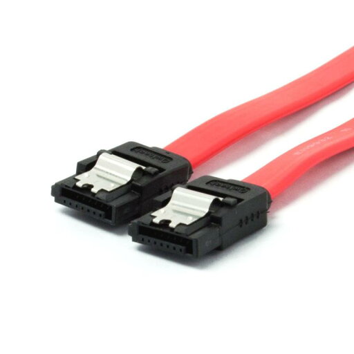 オウルテック 6Gbps対応シリアルATAケーブル ラッチ付 レッド オウルテック 6Gbps対応シリアルATAケーブル ラッチ付 レッド