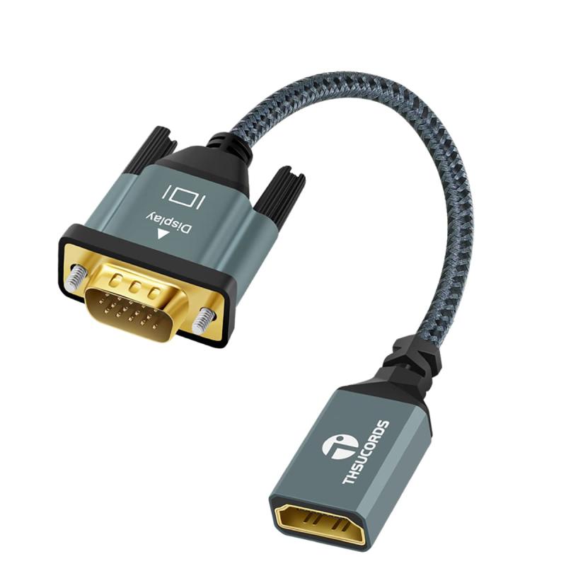 Thsucords VGA から HDMI アダプターケーブル