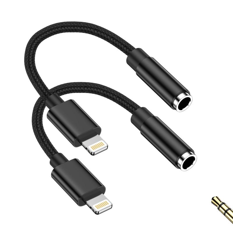 iPhone ۥ Ѵץ Lightning - 3.5mm å ץ HIFI 24-bitϥ쥾