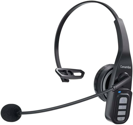 Conambo Bluetooth 5.0 ヘッドセット 片耳 左右耳兼用マイク付き 最大22時間連続使用 CVC8.0ノイズキャンセリング ハンズフリー ワイヤレス ヘッドセットミュート機能 二台接続可能 Siri対応 ビジネ Conambo Bluetooth 5.0 ヘッドセット 片耳 左右耳兼用マイク付き 最大22時間連続使用 CVC8.0ノイズキャンセリング ハンズフリー ワイヤレス ヘッドセットミュート機能 二台接続可能 Siri対応 ビジネ