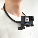 アクションカメラマウント TiMOVO 首掛け式 アクションカメラ用 GoPro用 スマホ対応 両手開放 GoPro 10/9/8/MAX insta360に適用 磁気ロック 落下防止(2)