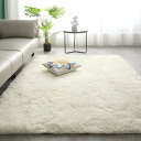 fanituhan ラグ カーペット 洗えるラグ 北欧 滑り止め ラグマット 120x160cm おしゃれ シャギーラグ カーペット 長方形 ふわふわ 暖かい 毛足絨毯 防ダニ 抗菌 防臭 軽量 快適 冷房対応 寝室 リビ