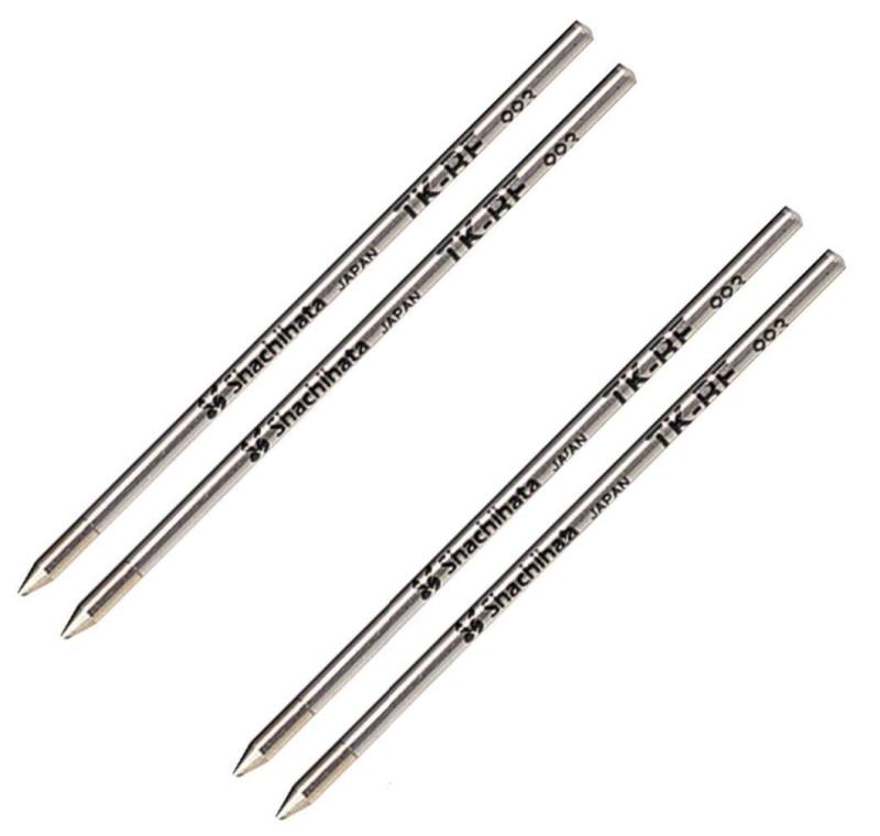 シャチハタ ネームペン用 ボールペン 替芯 黒 TK-RF 4本セット