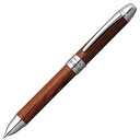 プラチナ万年筆 多機能ペン ダブル3アクション 木製コーディア ブラウン MWB-3000RW#62