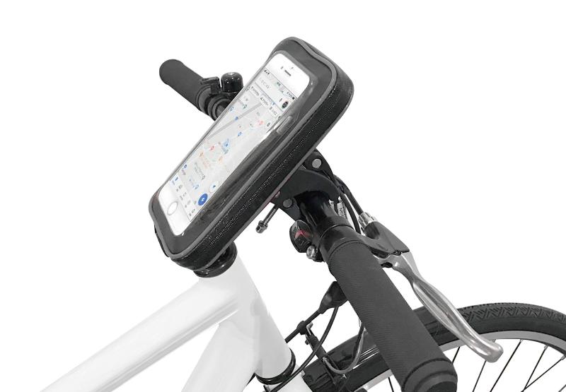トップ(Top) 自転車用ウォータープルーフスマートフォンケース 防水 防塵 強力固定 収納付き タッチス..