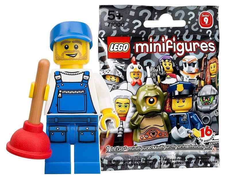 レゴ (LEGO) ミニフィギュア シリーズ9 配管工 未開封品 (LEGO Minifigure Series9 Plumber) 71000-16