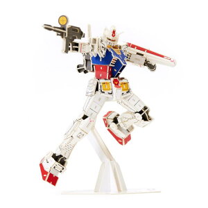 si-gu-mi PRO RX-78-2 ガンダム 機動戦士ガンダム 紙製 3D 立体パズル DIY 工作キット - ガンプラ や プラモデル 好きの 男の子 や 立体アート として 大人の プレゼント にも最適な ペーパー パズル