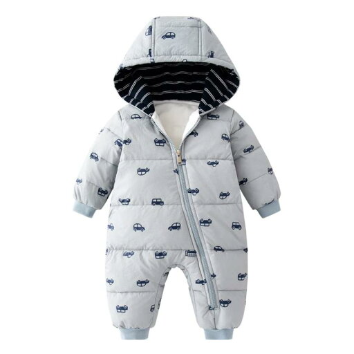 Baby nest ベビー服 ジャンプスーツ カバーオール クルマ 長袖ロンパース フード付き 防寒 秋冬用 男の子 女の子 66 73 80 90 100 Baby nest ベビー服 ジャンプスーツ カバーオール クルマ 長袖ロンパース フード付き 防寒 秋冬用 男の子 女の子 66 73 80 90 100