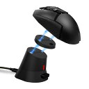 imation イメーション IMCD100-B For Logicoolゲーミングマウス専用ワイヤレス充電器 (黒)ロジクールマウス充電器 For G403 PRODIGY/G502/G502 X PLUS/G502 X LIGHTSPEED/G703(2)