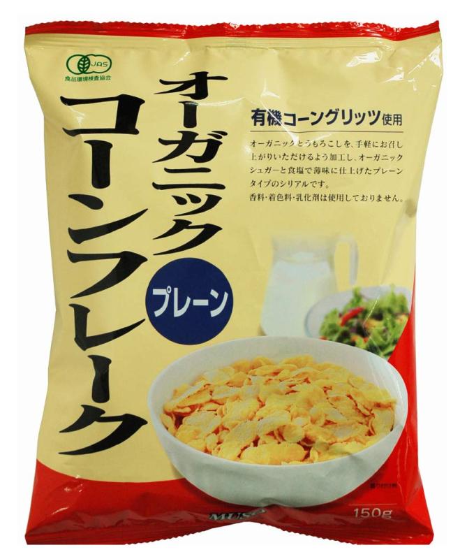 ムソー オーガニックコーンフレークプレーン 150g