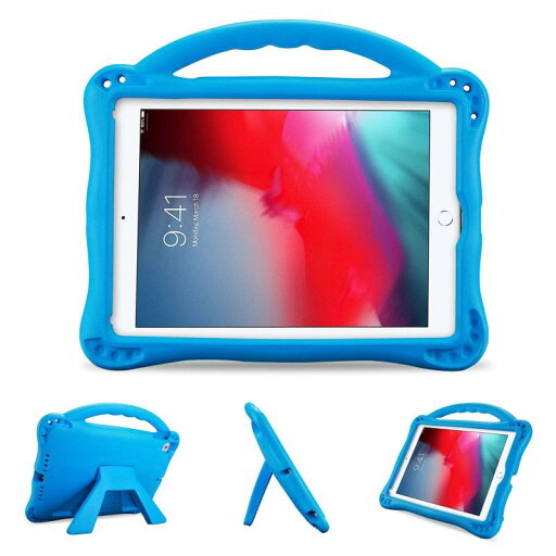 ProCase iPad 9.7" キッズケース 、耐衝撃性 ハンドルとキックスタンド付き 軽量バンパーケース 対応機種: iPad 9.7" 6世代 (2018)/ 5世代 (2017)/ iPad Pro 9.7" (2 ProCase iPad 9.7" キッズケース 、耐衝撃性 ハンドルとキックスタンド付き 軽量バンパーケース 対応機種: iPad 9.7" 6世代 (2018)/ 5世代 (2017)/ iPad Pro 9.7" (2