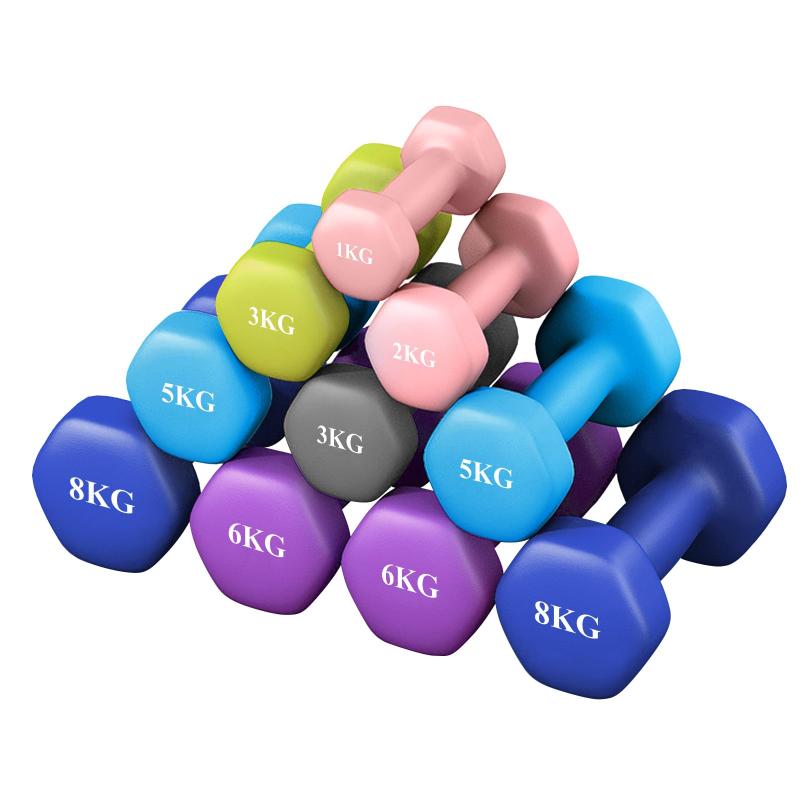 Taimonik ダンベル【2個セット1kg 2kg 3kg 4kg 5kg 6kg 8kg 10kg】【 選べる7色】筋トレ ダイエット 鉄アレイ ソフトコー...