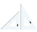 Uchida drawing instrument ウチダ製図器 三角定規 18cm×2mm 目盛り付 1-809-1802