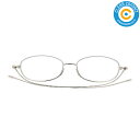 老眼鏡 栞【シルバー】SI-14-1 薄型 リーディンググラス シニアグラス 母の日 父の日 男性用 女性用 防災グッズ SHIORI シオリ クリアコンタクト...