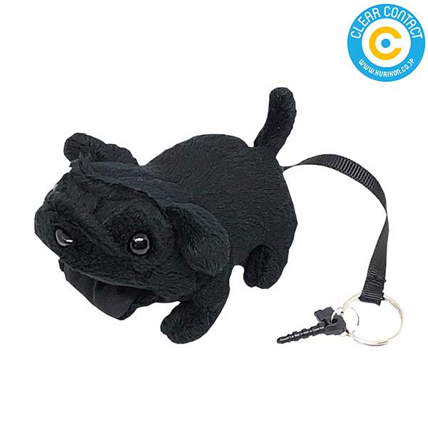 アニマルクリーナー【パグクロ】I-104 めがねふき 母の日 父の日 敬老の日 クリアコンタクト【送料無料】