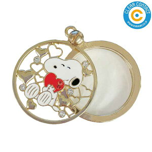 ルーペ【スヌーピー】OL-PN001 3倍 虫眼鏡 拡大鏡 おめかしルーペ スヌーピーハート 母の日 父の日 敬老の日 誕生日 プレゼント クリアコンタクト 【送料無料】