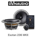 DYNAUDIO ESOTAN 236 MK22wayコンポーネントシステム6.5インチ MSPウーファー 1.1インチ ソフトドームツィーターディナウディオ スピーカー エソタン デンマーク ハイエンド カーオーディオ