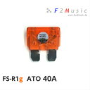 F2Music オートヒューズ ATO 40AFS-R1g 40A3層プレミアムロジウムコーティング+1個入りカーオーディオ専用