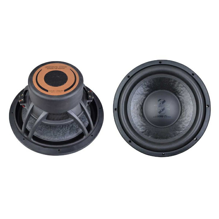 GROUND ZERO ���饦��ɥ��� GZUW12SQ-D2 12inch 30cm 2��DVC ���֥����ե���