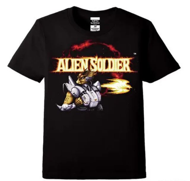 エイリアンソルジャー (ALIEN SOLDIER) Tシャツ/ GAMES GLORIOUS