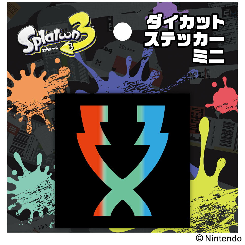 スプラトゥーン3 ダイカットステッカーミニ /(1) / エンスカイ