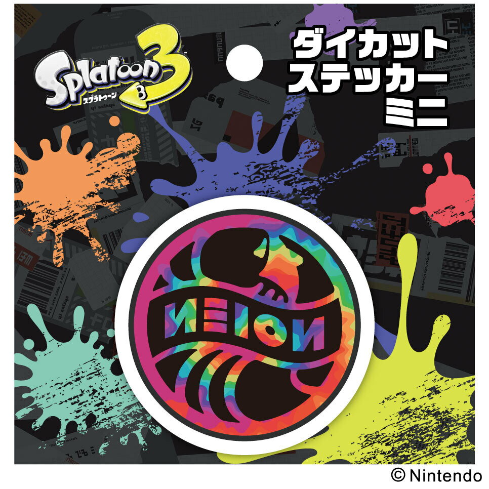 スプラトゥーン3 ダイカットステッカーミニ /(4) / エンスカイ