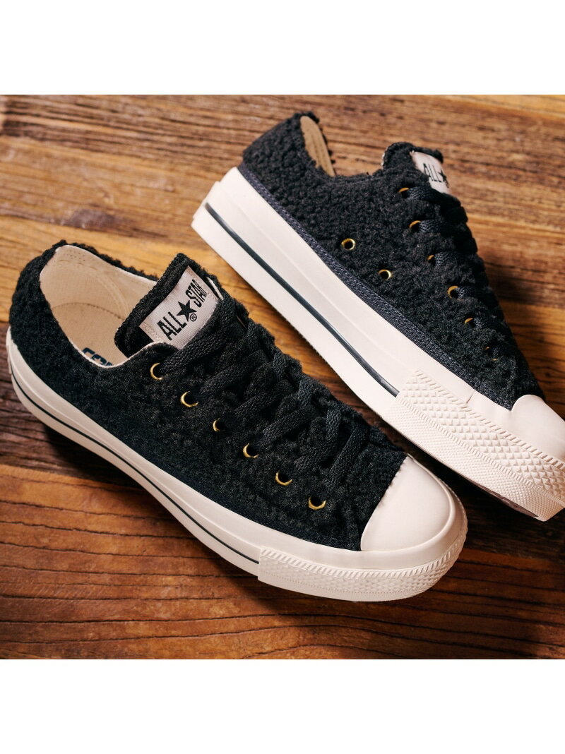 ALL STAR PLTS BOA OX/オールスター　PLTS　ボア　OX　厚底 CONVERSE コンバース シューズ・靴 スニーカー ブラック