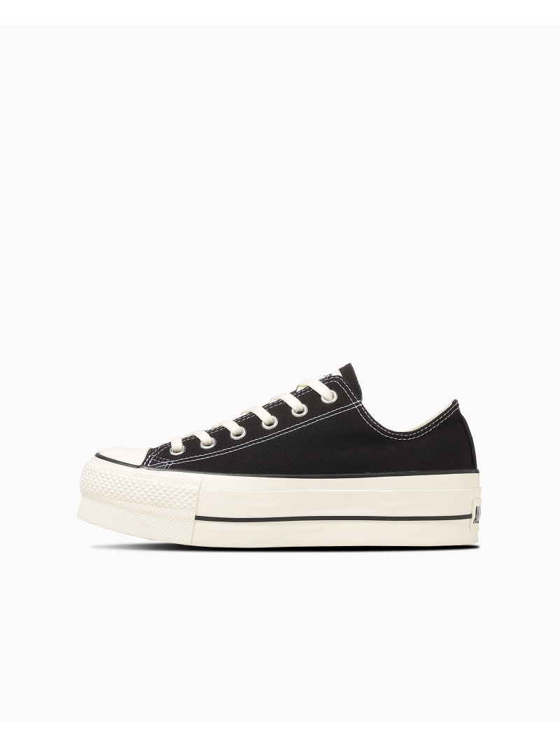Rakuten - 【公式】オールスター リフテッド OX 厚底 ローカット CONVERSE コンバース シューズ・靴 スニーカー ブラック【送料無料】[Rakuten Fashion]