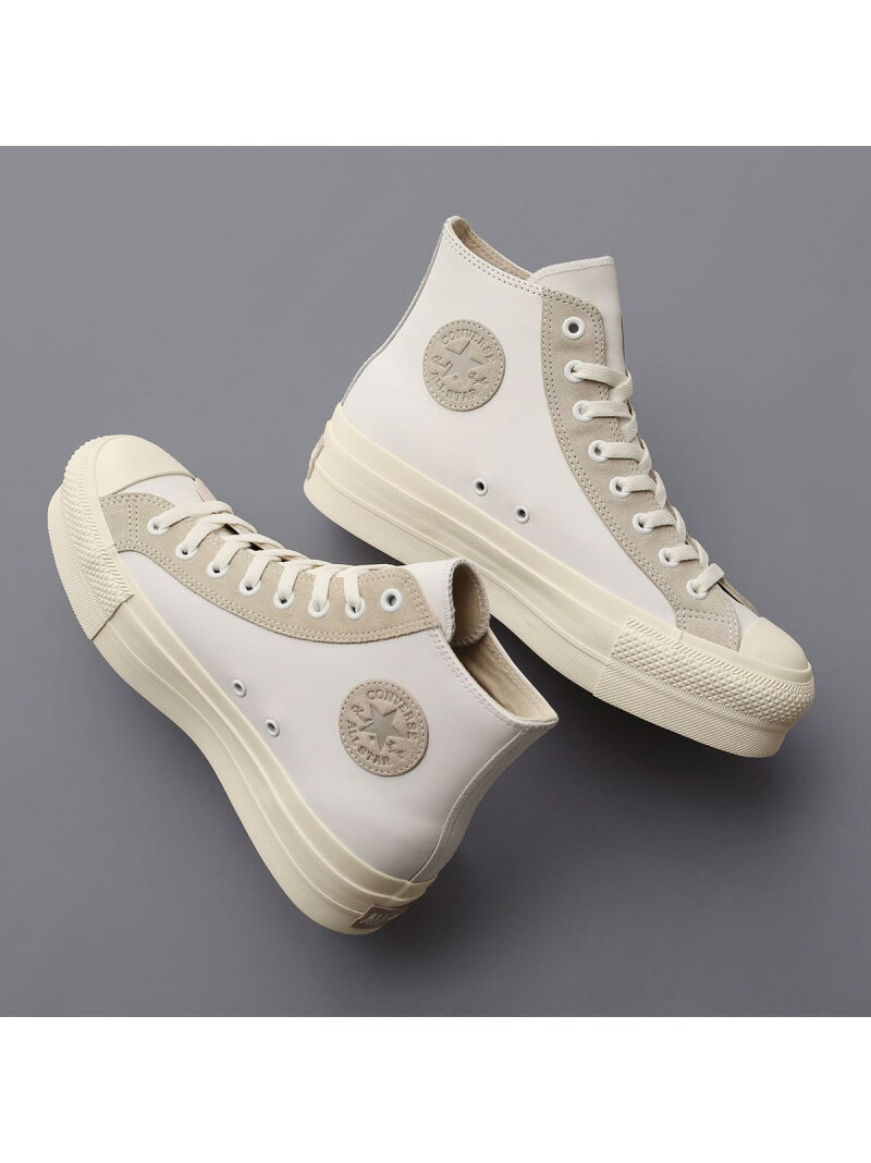 【SALE／30%OFF】【直営店限定】レザー オールスター (R) リフテッド HI 厚底 CONVERSE コンバース シューズ・靴 スニーカー ホワイト【RBA_E】【送料無料】[Rakuten Fashion]