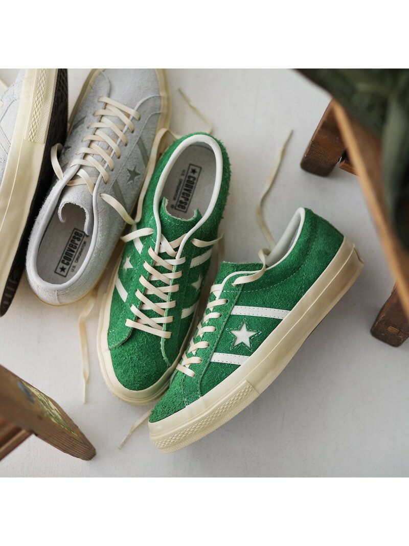 楽天CONVERSE公式ショップ　楽天市場店【SALE／20％OFF】【CONVERSE 公式】STAR&BARS US SUEDE/【コンバース 公式】スター＆バーズ　US　スエード CONVERSE コンバース シューズ・靴 スニーカー グリーン【RBA_E】【送料無料】[Rakuten Fashion]